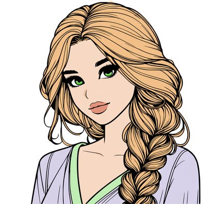 beautiful girl model realistic