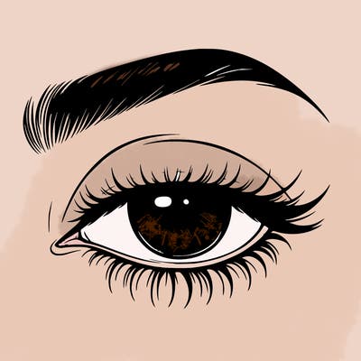 eye closed realistic