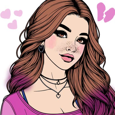 detailed realistic girl