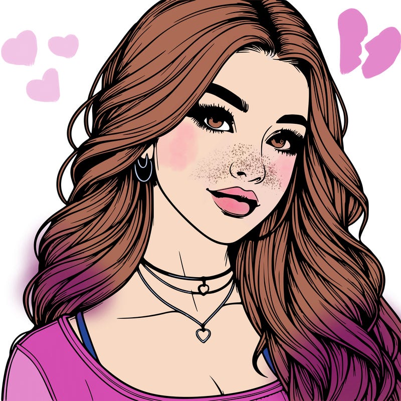 detailed realistic girl