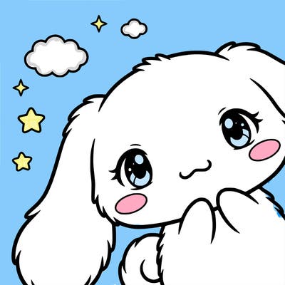 anime cinnamoroll cute fluffy