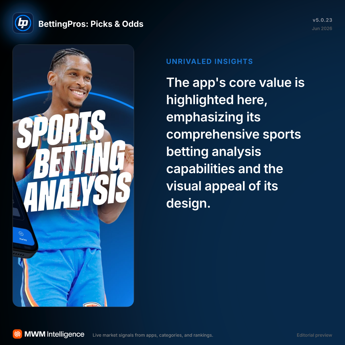 BettingPros: Picks & Odds - Sports App | MWM