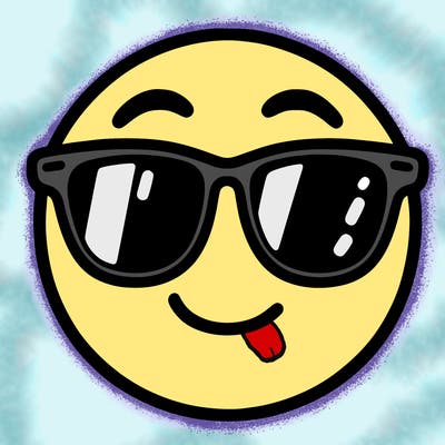 emoji with sunglasses
