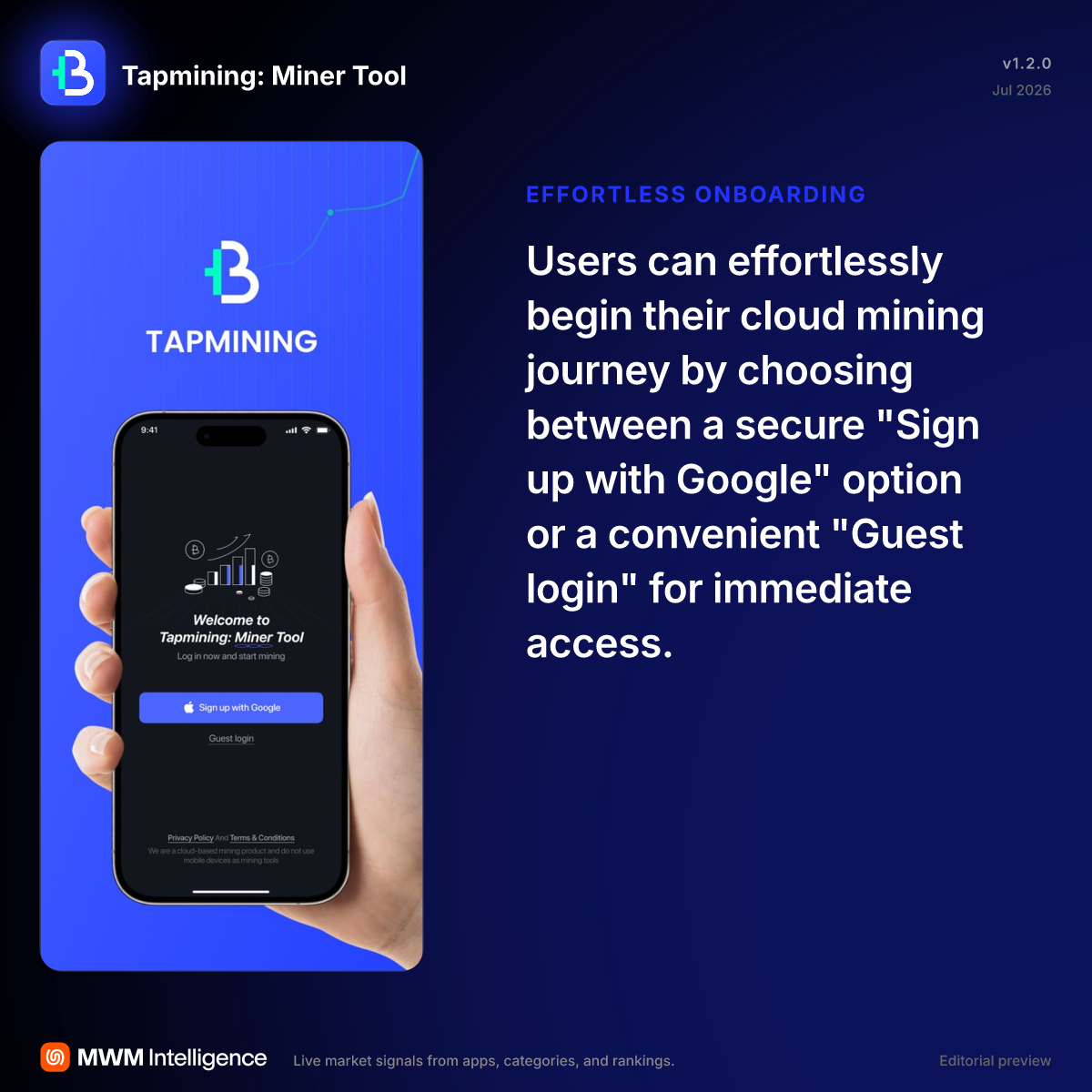 Tapmining: Miner Tool - Utilities App | MWM