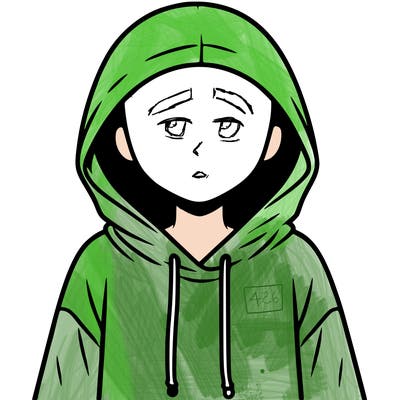 faceless girl in hoodie