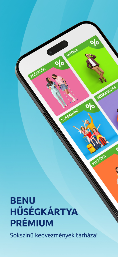 BENU Gyógyszertár - BENU Apotheken-App zeigt Rabattkategorien der Premium-Treuekarte