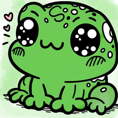 frog cute