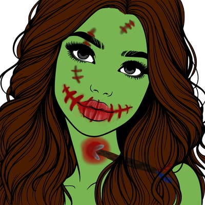 beautiful realistic girl