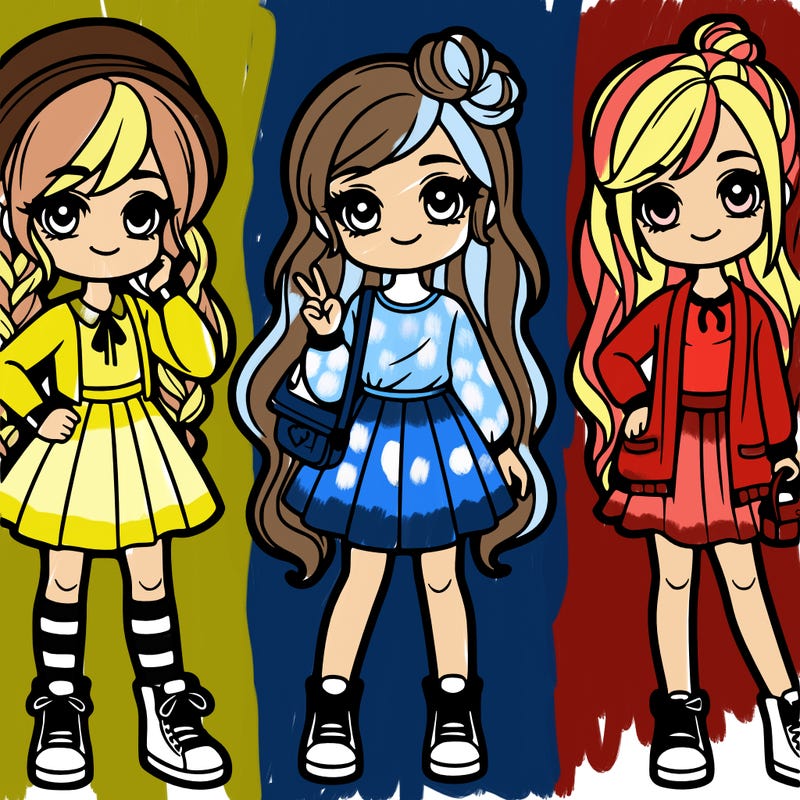 a group of girls wearing