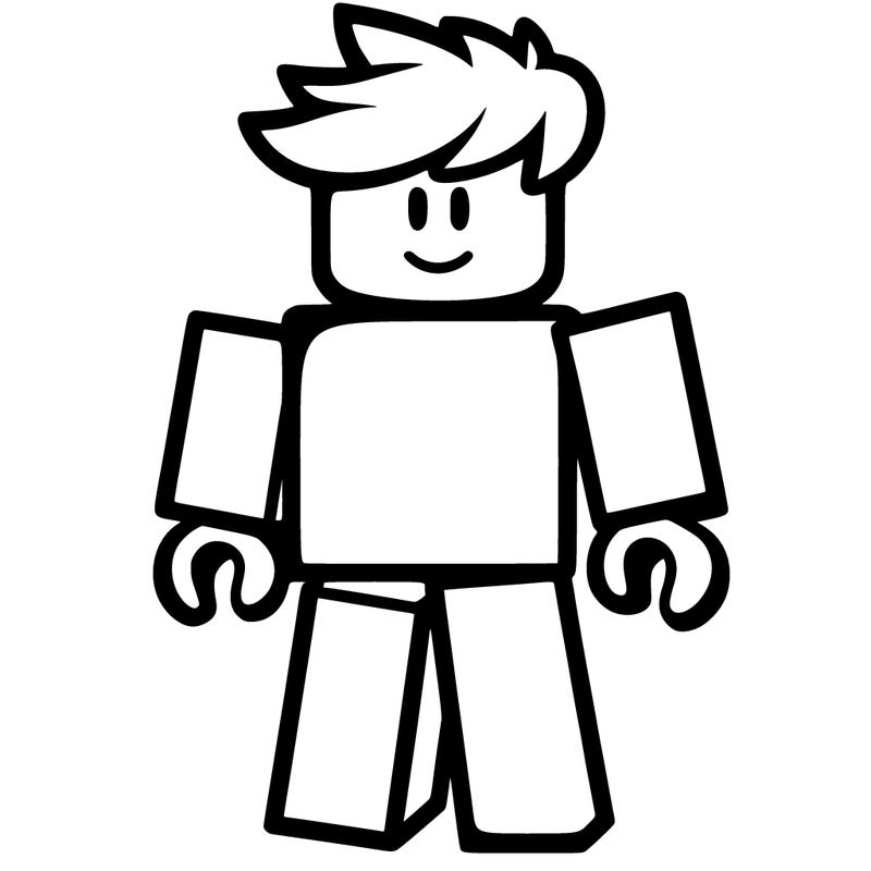 draw a roblox character
