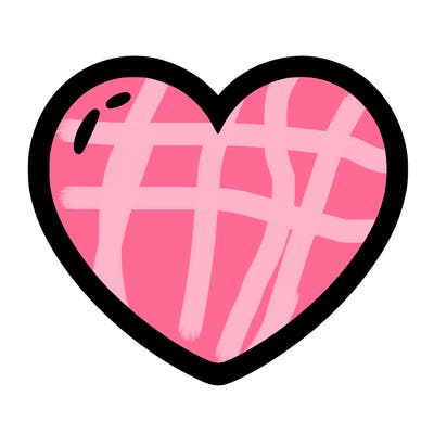 a blank heart