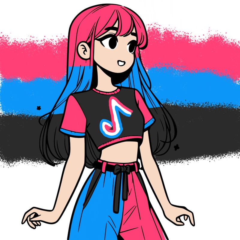 girl in a cute crop top