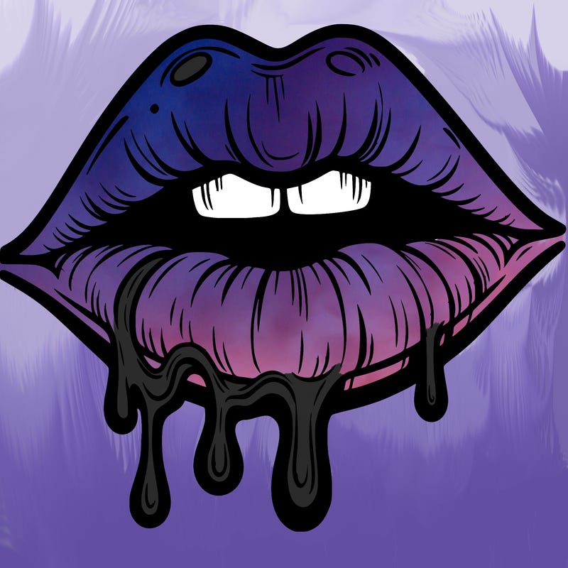 lips that look realistic and drip