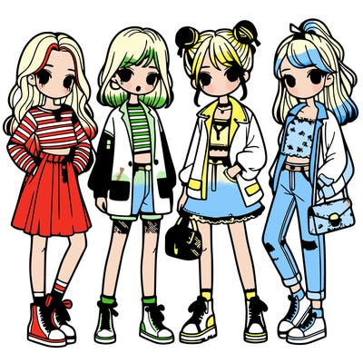 girls with fashion