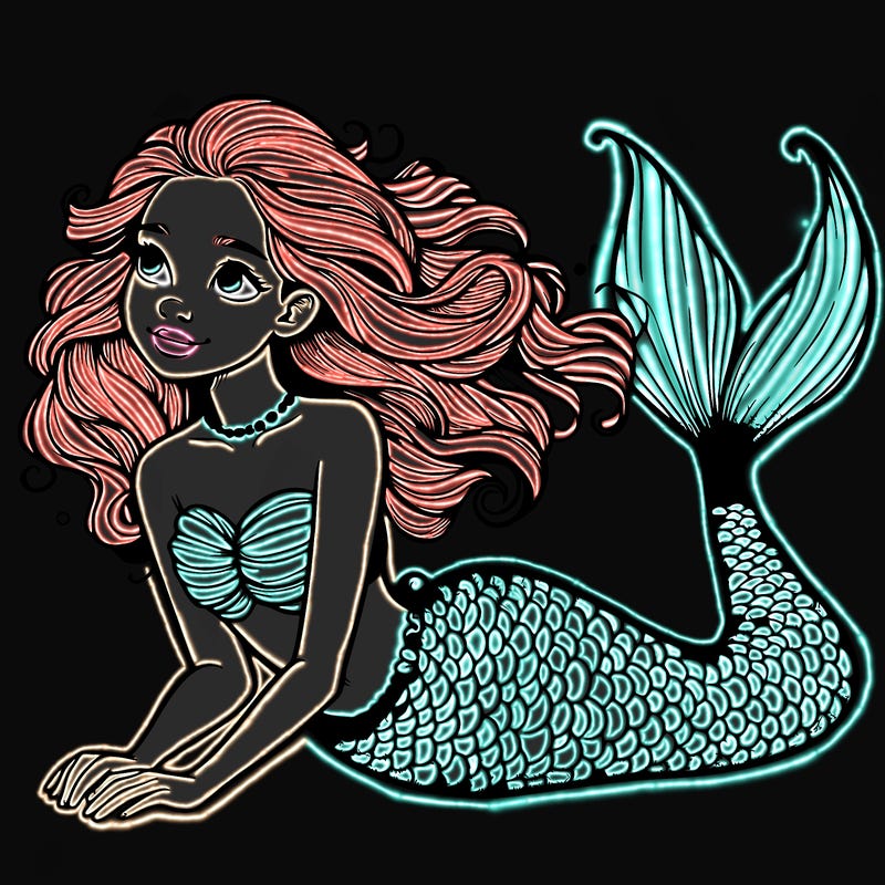 a realistic mermaid