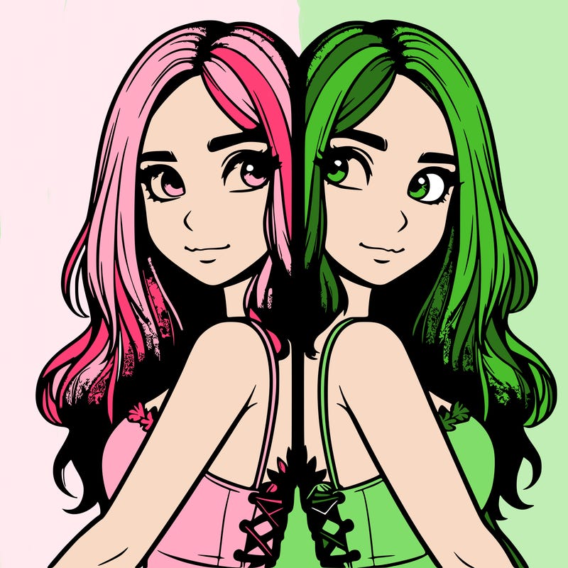 a realistic girl split