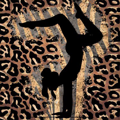 a woman doing a handstand