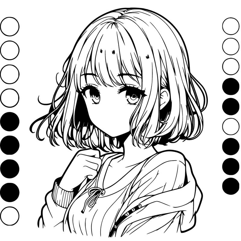 realistic anime girl