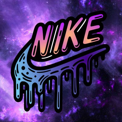 drippy nike logo