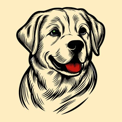 realistic dog