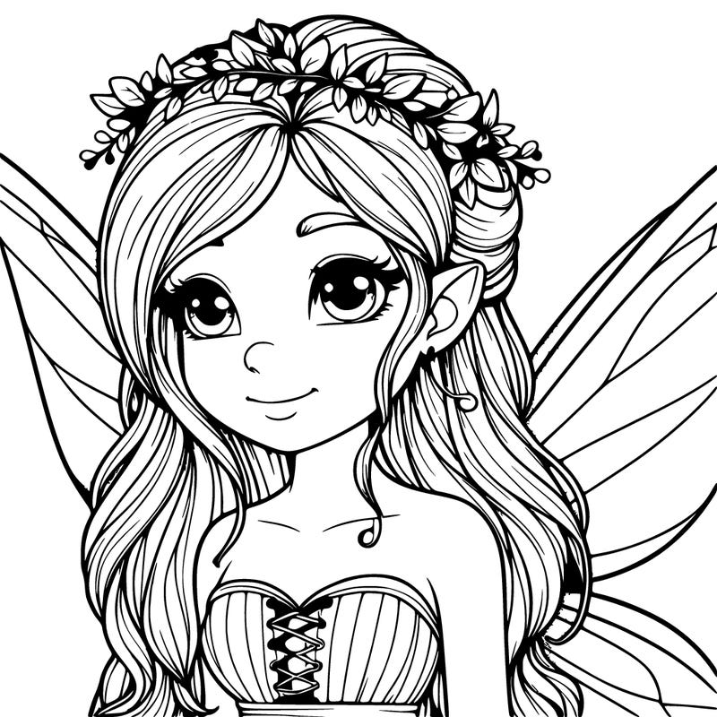 realistic fairy girl