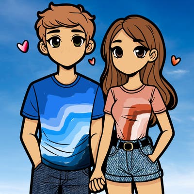 boyfriend and girlfriend