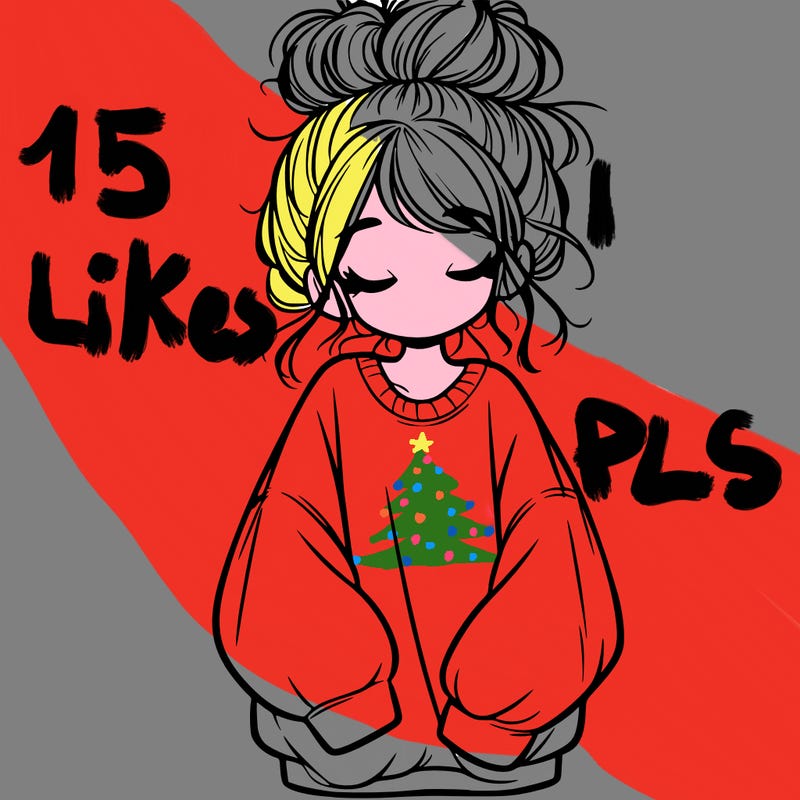 girl with baggy sweatshirt and messy bun