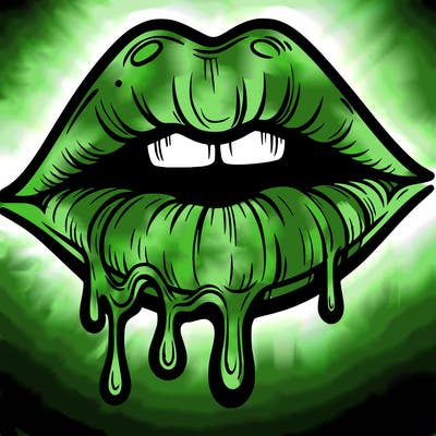 lips that look realistic and drip