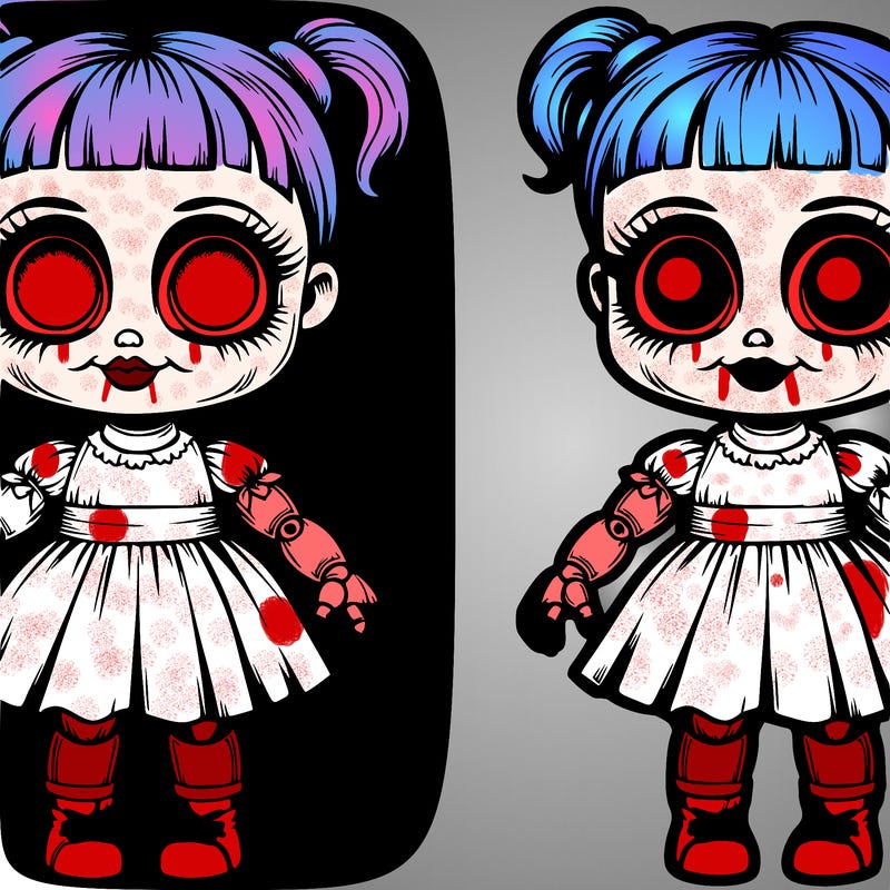 creepy doll