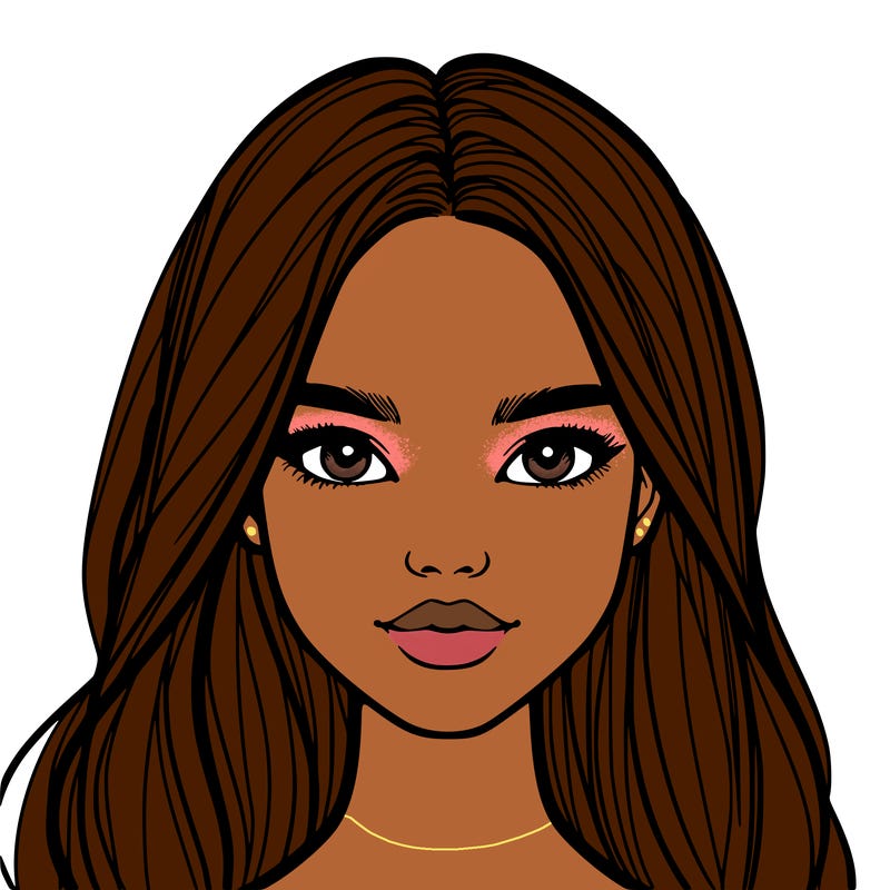 girl with model face