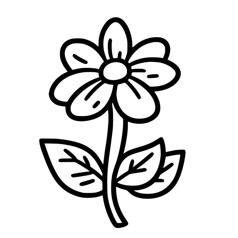 easy and simple flower