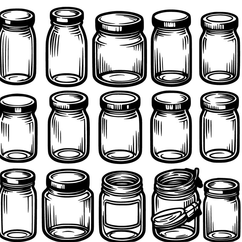 empty jars
