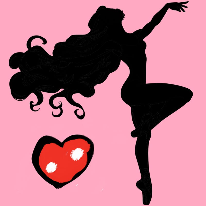 realistic woman dancer