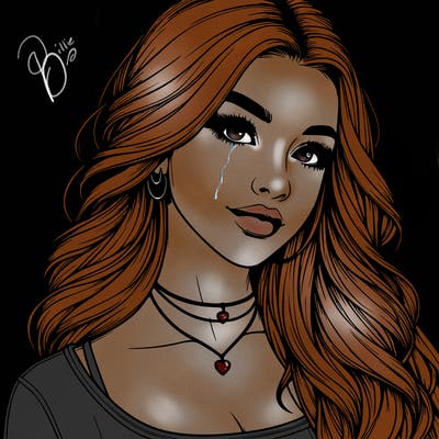 detailed realistic girl