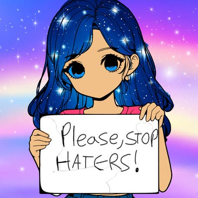 realistic pretty girl holding a big blank sign