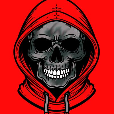 skull hoodie