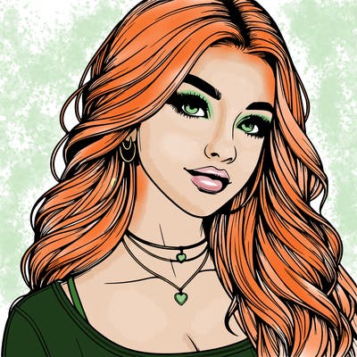 detailed realistic girl