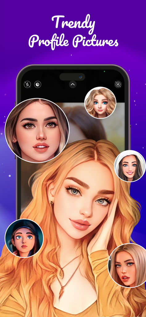 AI Anime Photo Effect - 女性のトレンディなAIアニメ風プロフィール写真