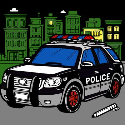 police car