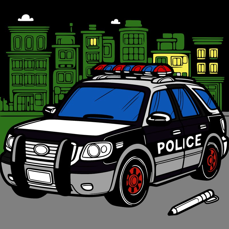 police car
