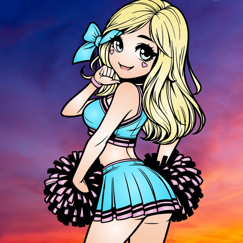 realistic cheerleader