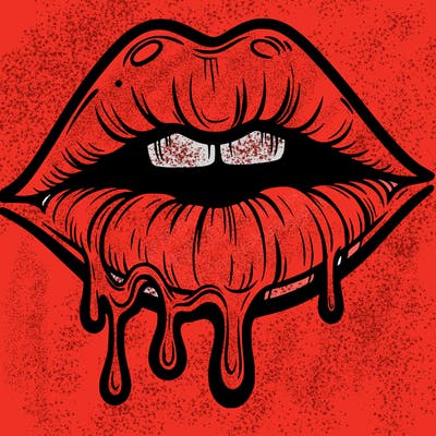 lips that look realistic and drip