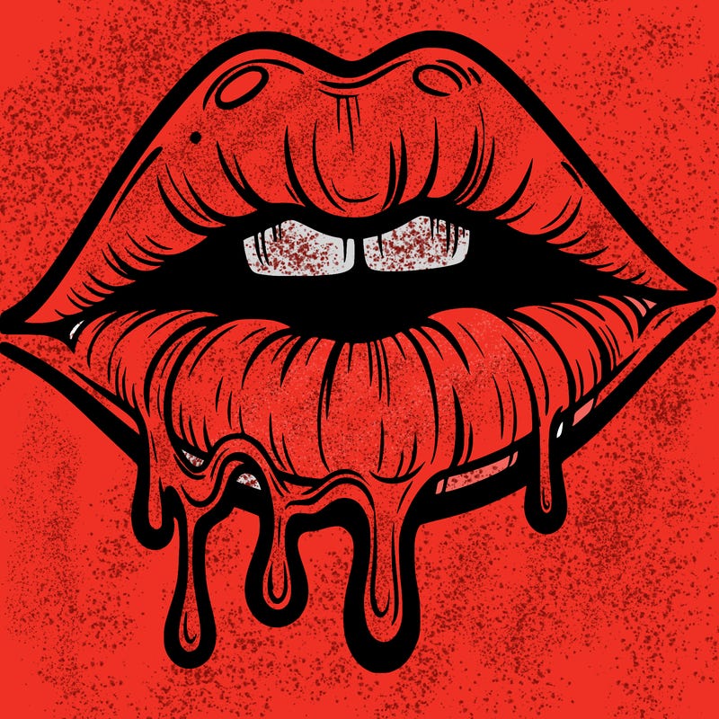 lips that look realistic and drip
