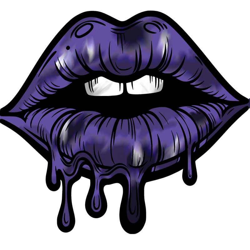 lips that look realistic and drip