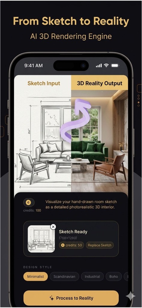 RemodelWise-AI Interior Design - Lifestyle App | MWM
