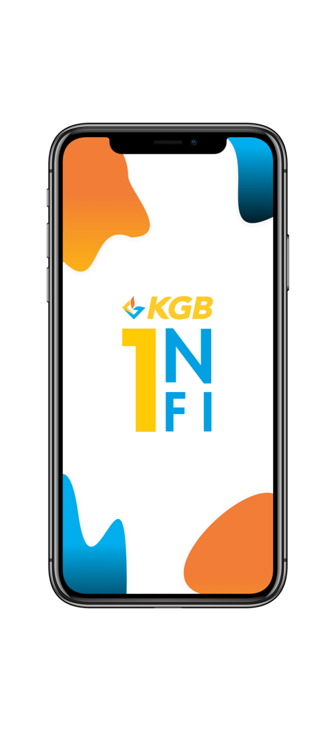 KGB Infi mobile banking app splash screen with the Kerala Gramin Bank logo