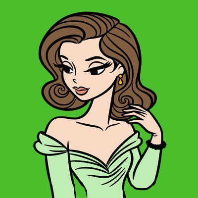 an elegant woman