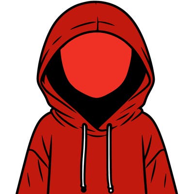 faceless girl in hoodie