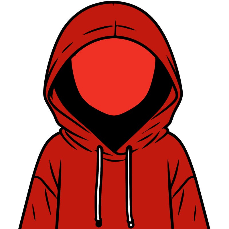 faceless girl in hoodie