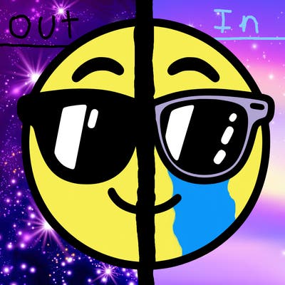 emoji with sunglasses